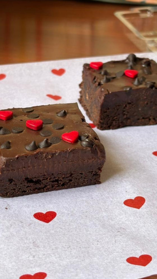 Rich Chocolate Ganache Brownies